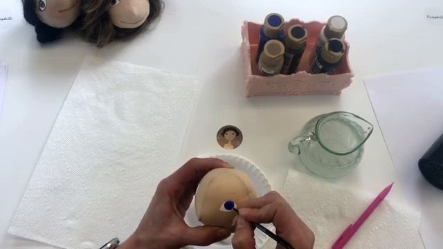 NEW! FANCYDOLLS Workshops: Painting doll eyes/ Рисуем глаза кукле смотреть онлайн