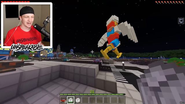 GIANT UNSPEAKABLE vs MINECRAFT CITY! смотреть онлайн