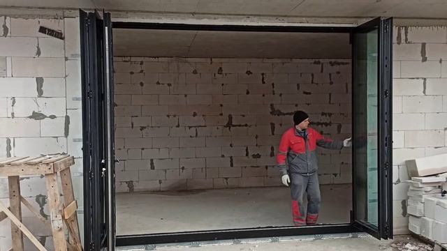 Складная раздвижная система Schüco ASS 80 FD.HI смотреть онлайн