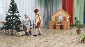 Театрализованная постановка средняя группа   сказка Заюшкина избушка