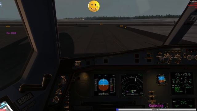 [P3Dv4.5][VATSIM][AEROSOFT][A330] Взлет Минск (перегоняем самолет) смотреть онлайн