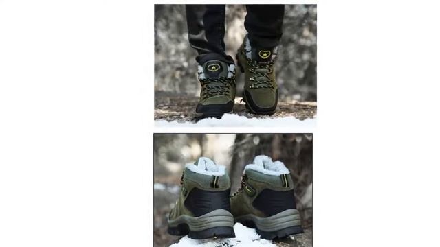 Очень теплые мужские зимние ботинки замшевые Very warm men's winter boots suede смотреть онлайн