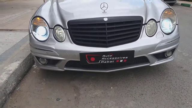 LED et xenon sur mercrdes benz w211 смотреть онлайн