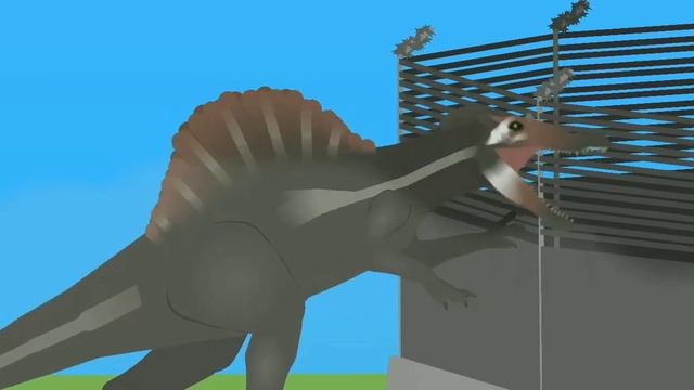 Spinosaurus want to be in Jurasic World Dominion remake (Sticknodes Animation) смотреть онлайн