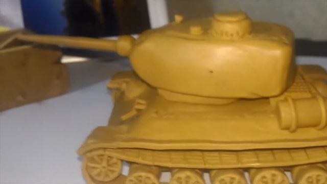 Пластилиновый танк т34 или т34-85