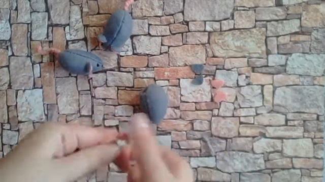 Мышонок из фетра DIY символ 2020 года!