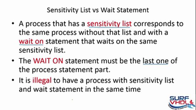 005 25 Sensitivity List vs Wait Statement смотреть онлайн