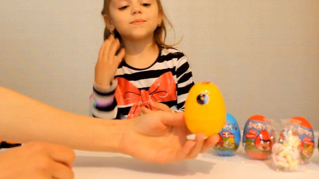 Энгри бёрдс яйца с сюрпризами Angry Birds surprise egg смотреть онлайн