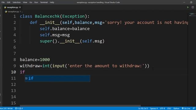 # 44 User defined exception in Python Part-2 смотреть онлайн