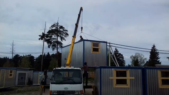 Погрузка блок контейнера смотреть онлайн