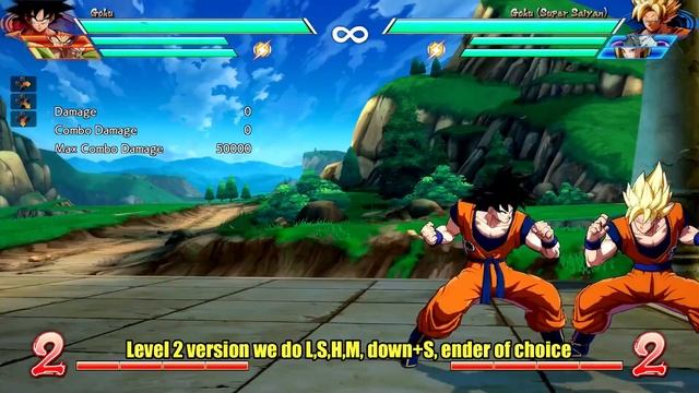 Dragon Ball FighterZ - Base Goku combo guide смотреть онлайн