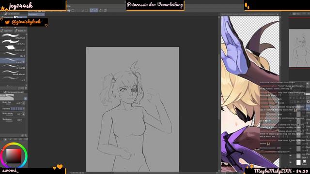 🧡❣ ♡ Drawing Characters from Genshin Impact: Fischl │Gigi's VOD │ Digi Art #42 │(MIC ON [ENG]) ♡ ❣🧡 смотреть онлайн