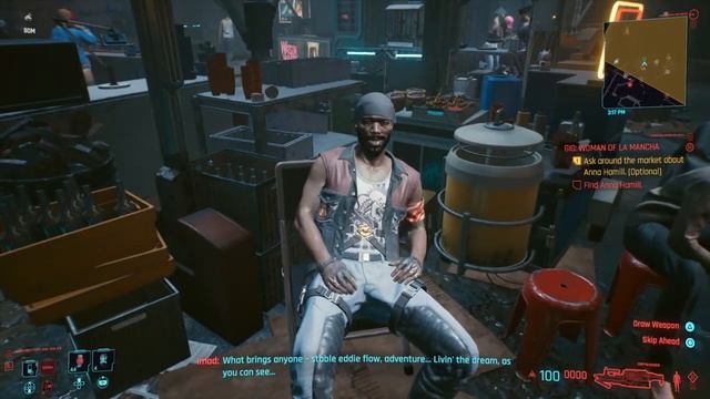 Cyberpunk 2077 - V recognizes a Nomad (Nomad dialogue) смотреть онлайн