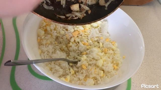 Блинчики с рисом и яйцом смотреть онлайн