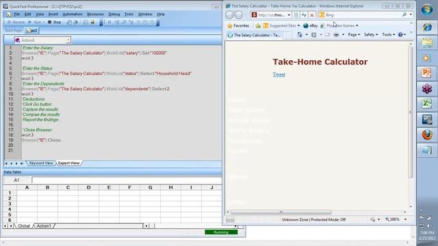 QTP Tutorial Feb22 Day 02 Descriptive Programming Framework Automation Keyword Data Driven смотреть онлайн