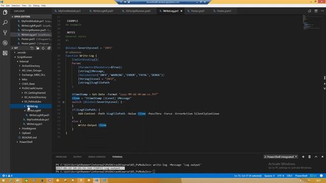 PowerShell Crashkurs Teil 3: Mein erstes PowerShell Modul смотреть онлайн