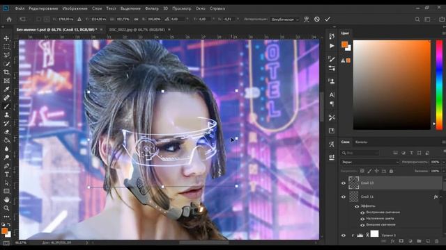 CYBERPANK 2077 | SPEED-ART (timelapse) Photoshop by Ratnen смотреть онлайн