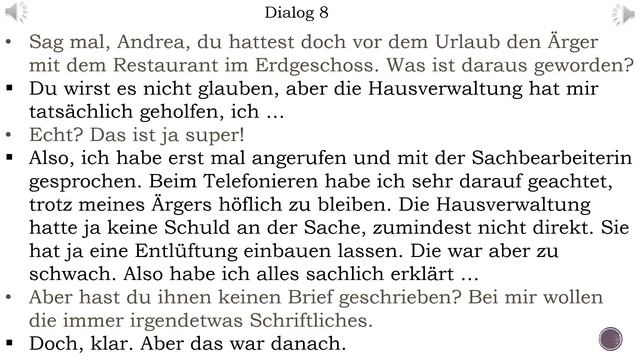 Dialoge B1 - B2 | Deutsch Lernen Durch Hören | 3 |