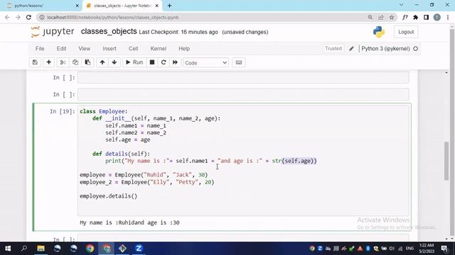 PYTHON LESSON #30 - CLASSES AND OBJECTS IN PYTHON (PART 2). смотреть онлайн