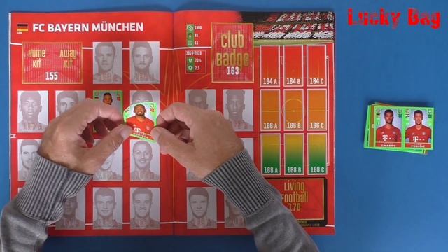 Panini Sticker Album FIFA 365 Saison 2020 New Stickers Golden World Of Football Lucky Bag Cromos Pa