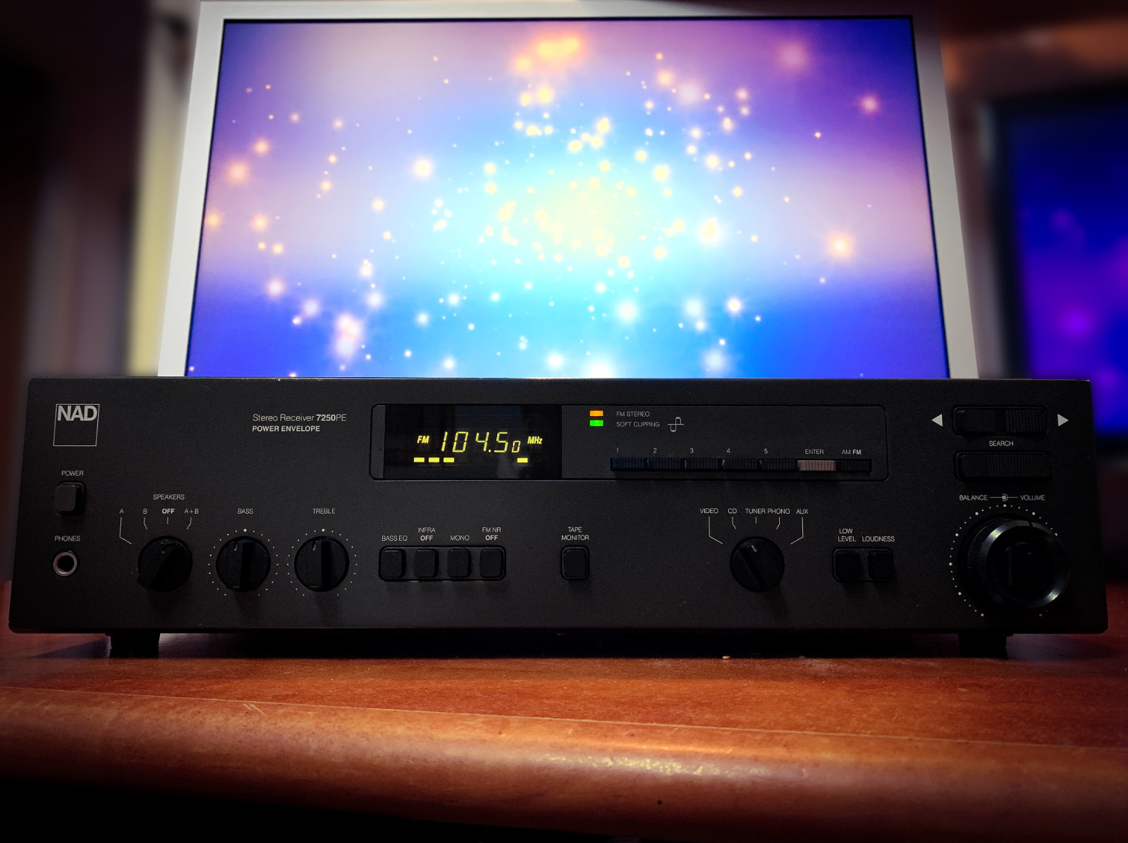 NAD 7250PE  1986  год РЕДКИЙ  Винтажный стереоприемник-ЯПОНИЯ