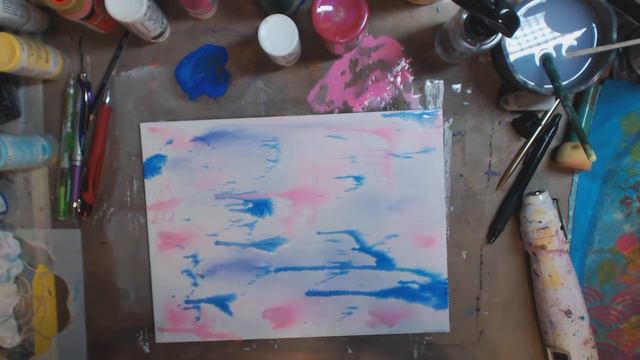 HOW TO do an Abstract Painting Part 1 смотреть онлайн