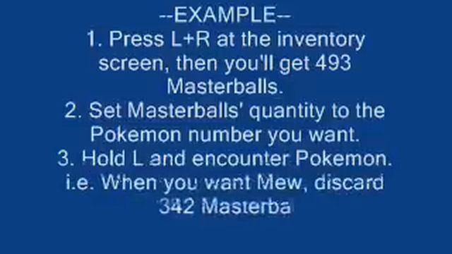 Pokemon Diamond/Pearl Action Replay Codes смотреть онлайн
