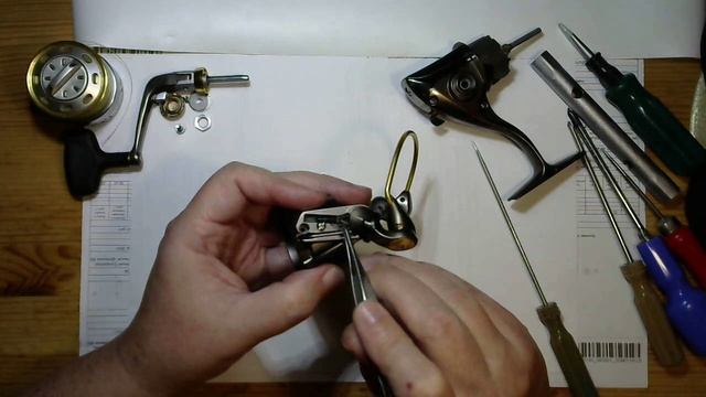 Катушка Ryobi Zauber - механизм возврата дужки. смотреть онлайн