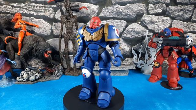 McFARLANE Toys Warhammer 40K ASSAULT INTERCESSOR, HELLBLASTER Figures Review! смотреть онлайн