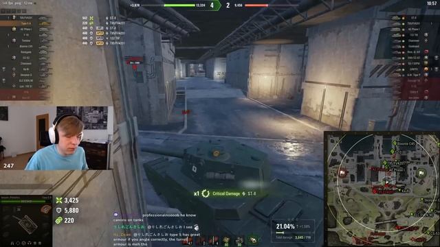 Type 5 Heavy vs Chieftain | Safe Haven - World of Tanks смотреть онлайн