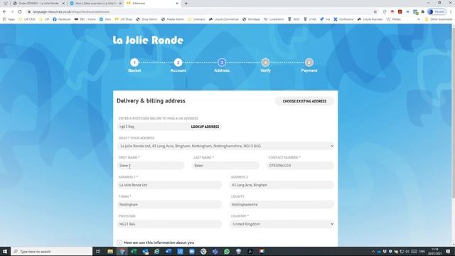 Placing a website order where the delivery address is different to the billing address смотреть онлайн