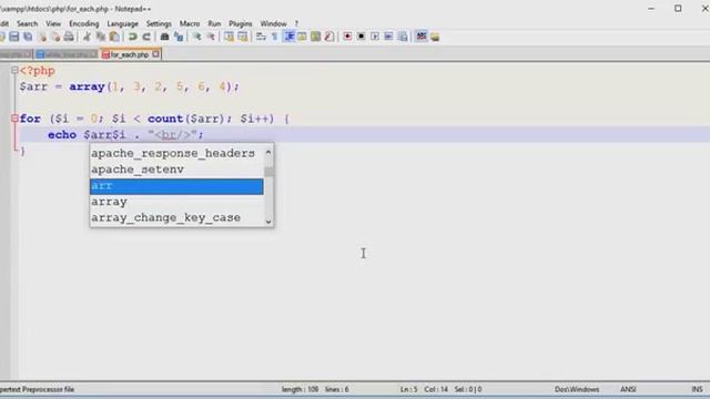 PHP Bangla tutorial Part 022 foreach Loop смотреть онлайн