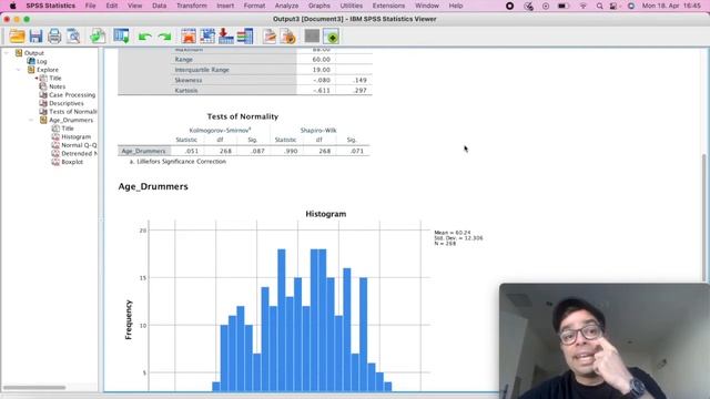 SPSS Tutorial #16: Test for normality (Kolmogorov-Smirnov and Shapiro-Wilk) смотреть онлайн