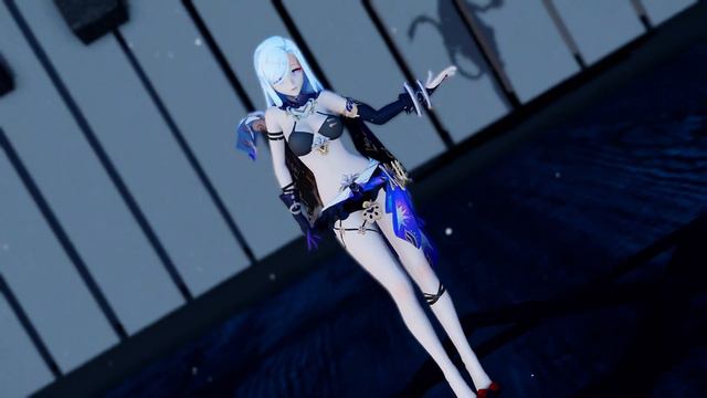 Genshin Impact MMD/Shenhe/原神 申鶴/4K 60FPS смотреть онлайн