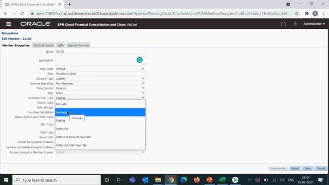 Account Dimension in Oracle Financial Consolidation & Close Cloud Service смотреть онлайн