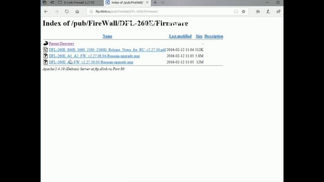 Обновление прошивки DLink DFL 260E/860E/1660/2560.
