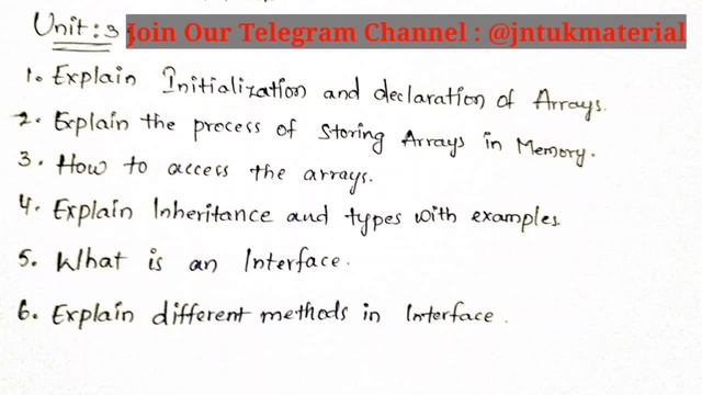 JNTUK Latest R20 Regulation || Java Important Questions || 2 -1 Sem || смотреть онлайн