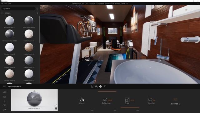 Twinmotion 2021 2 Shipping Container House Rough Draft смотреть онлайн
