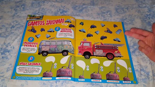 Cars Magazine With Lightning Ramone/Журнал тачки с машинкой Молния Рамон 2011 год 2 выпуск смотреть онлайн