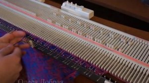 Джемпер с жаккардовым рисунком без спецкаретки на однофонтурной машинке. Описание и советы