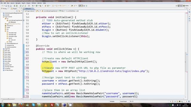 Android Login Interface Tutorial: Part 5 смотреть онлайн