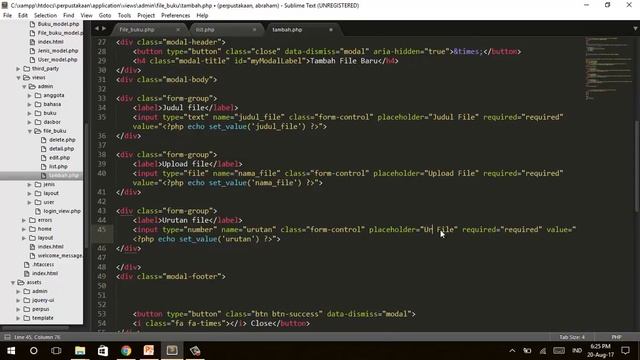 Kursus Codeigniter Java Web Media 11 - Modul File Buku atau Ebook (SI Perputakaan) смотреть онлайн