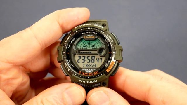 Casio WS-1200H Fishing Gear Watch