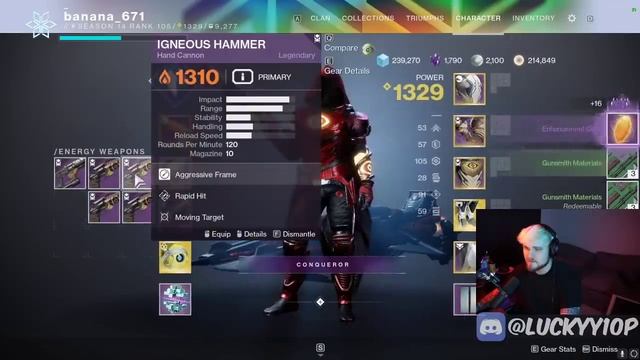 GOD ROLL EYE OF SOL FARMING! *600+ TRIALS TOKENS* смотреть онлайн
