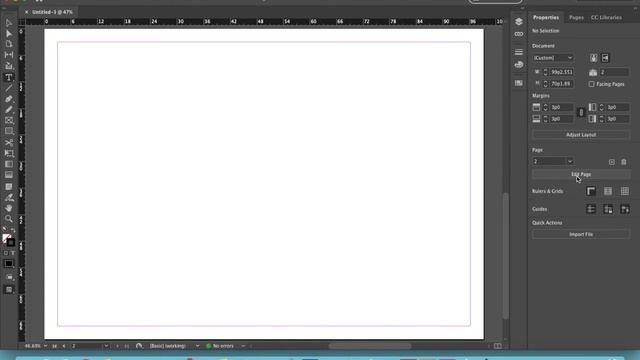 Page setup in InDesign смотреть онлайн