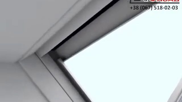 Монтаж сонцезахистної маркізи Velux MHL