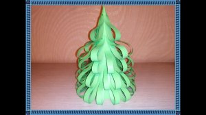 Как сделать ЕЛОЧКУ из БУМАГИ своими руками Оригами елочка 5