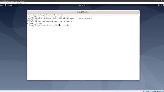 Exemple de CRUD sur Mongodb installé sur Debian смотреть онлайн