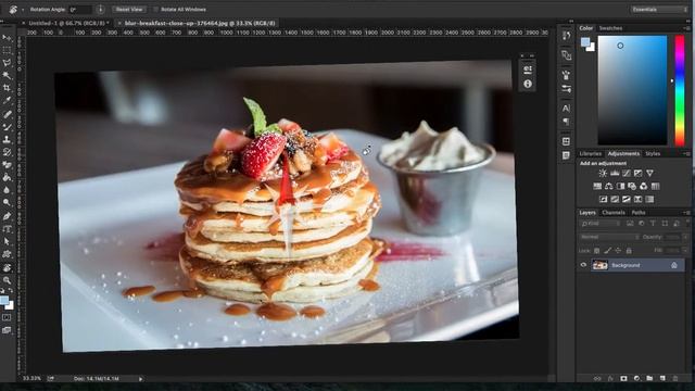 Hand, Rotate and Zoom tools in Adobe Photoshop CC смотреть онлайн