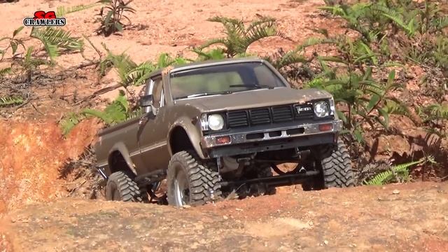 Bridge And Crashes! Scale Trucks Offroad Adventures RC Toyota Hilux Defender Jeep Wrangler RC4WD